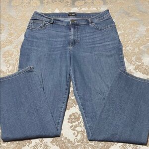 Lee Women's Classic Blue Relaxed Fit Straight Leg Jeans